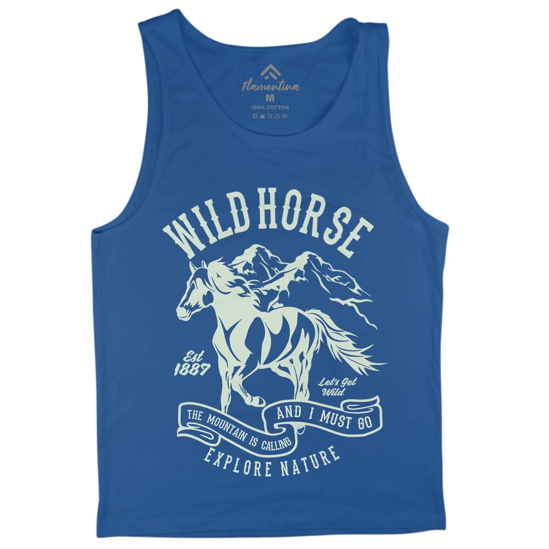 Wild Horse Mens Tank Top Vest Animals B473