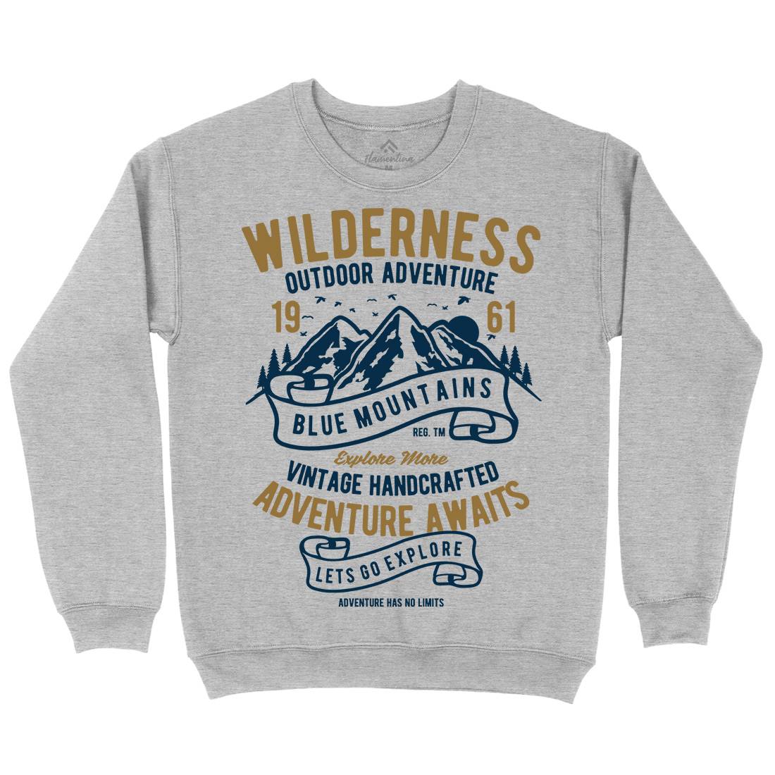 Wilderness Kids Crew Neck Sweatshirt Nature B475