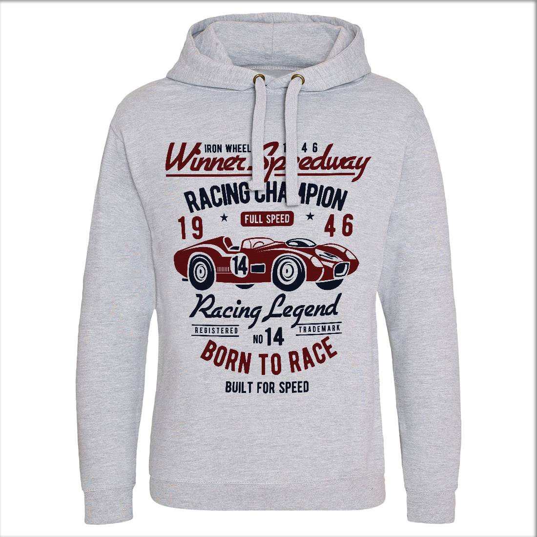 Winner Speedway Mens Hoodie Without Pocket Cars B476