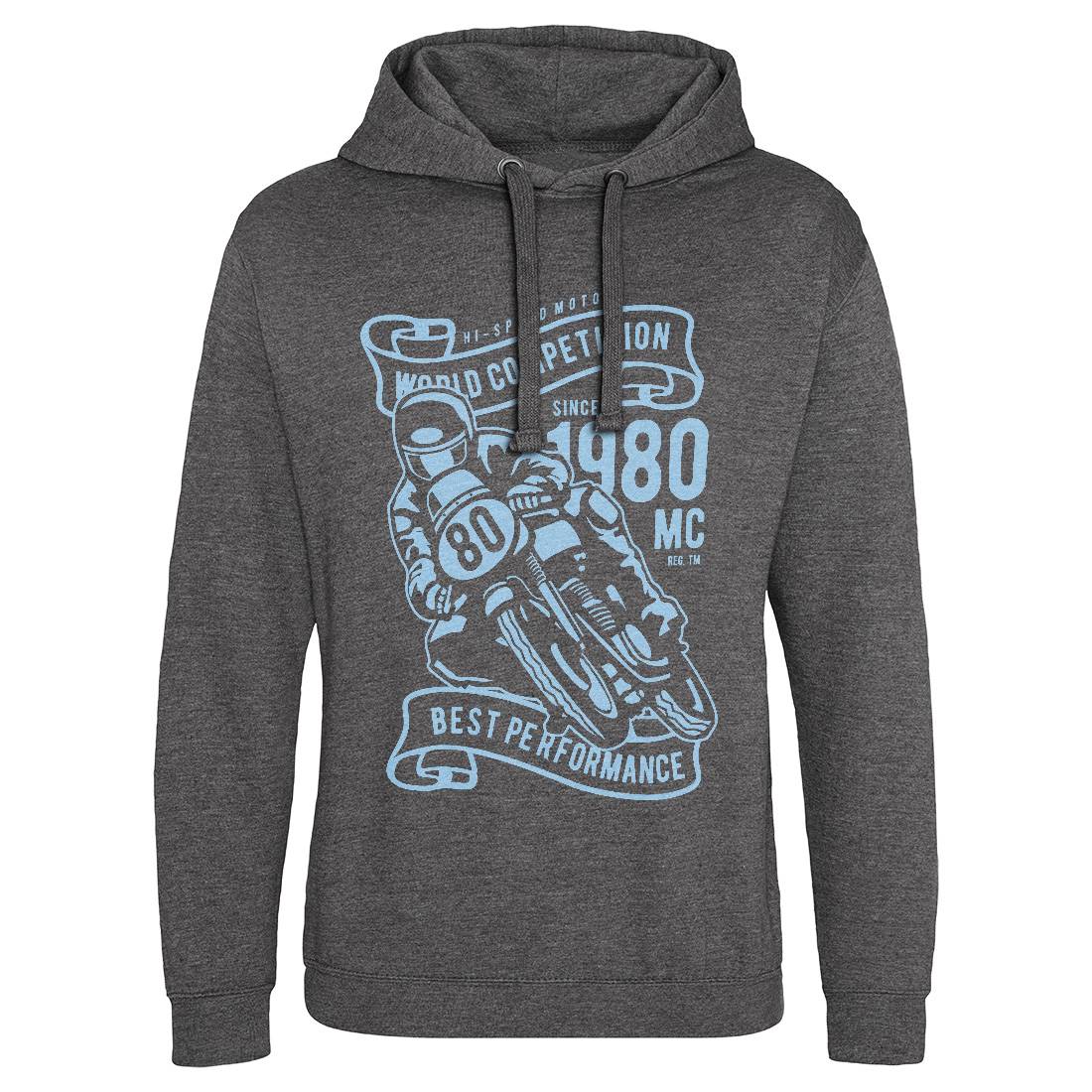 World Competition Superbike Mens Hoodie Without Pocket Motorcycles B477