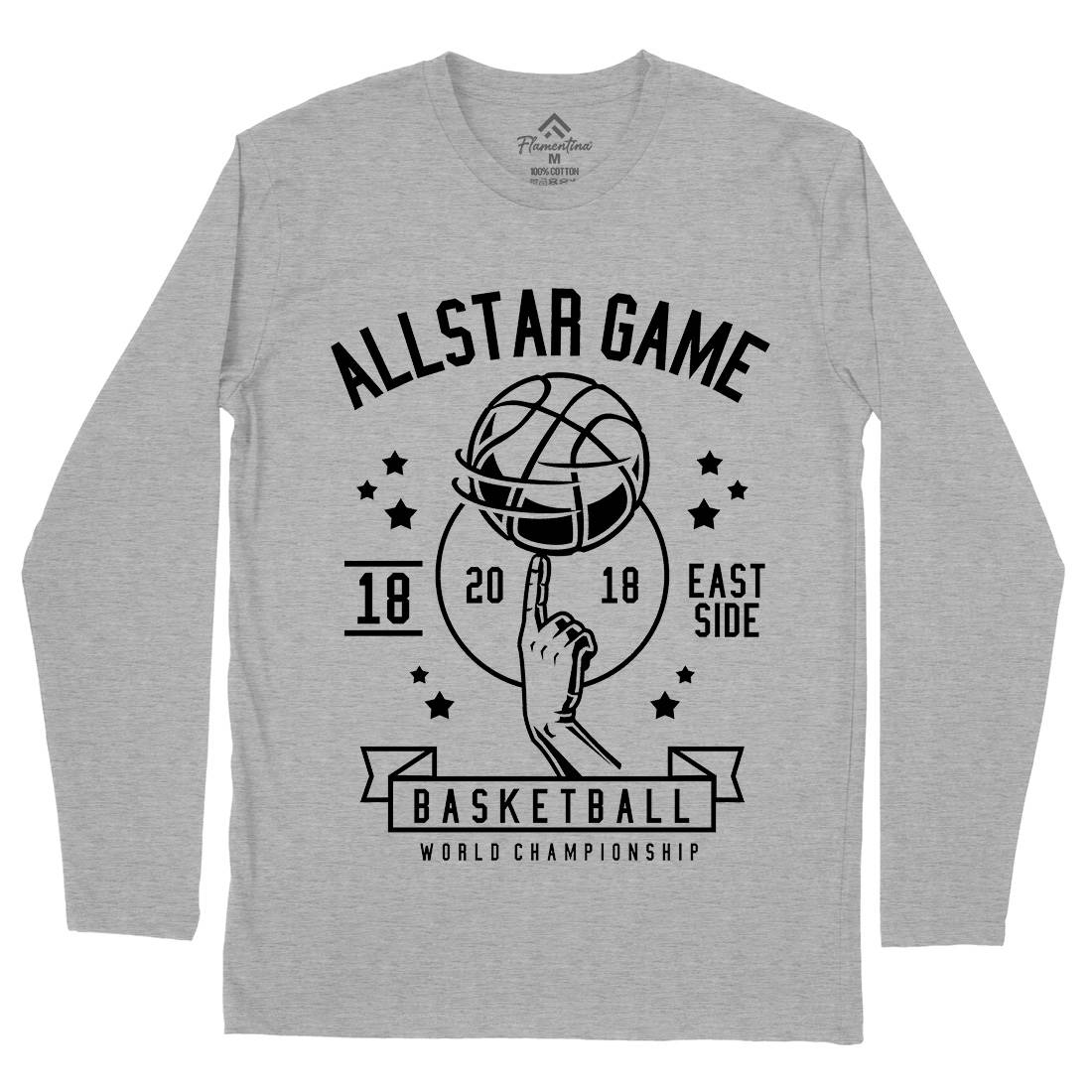 All Star Basketball Mens Long Sleeve T-Shirt Sport B479