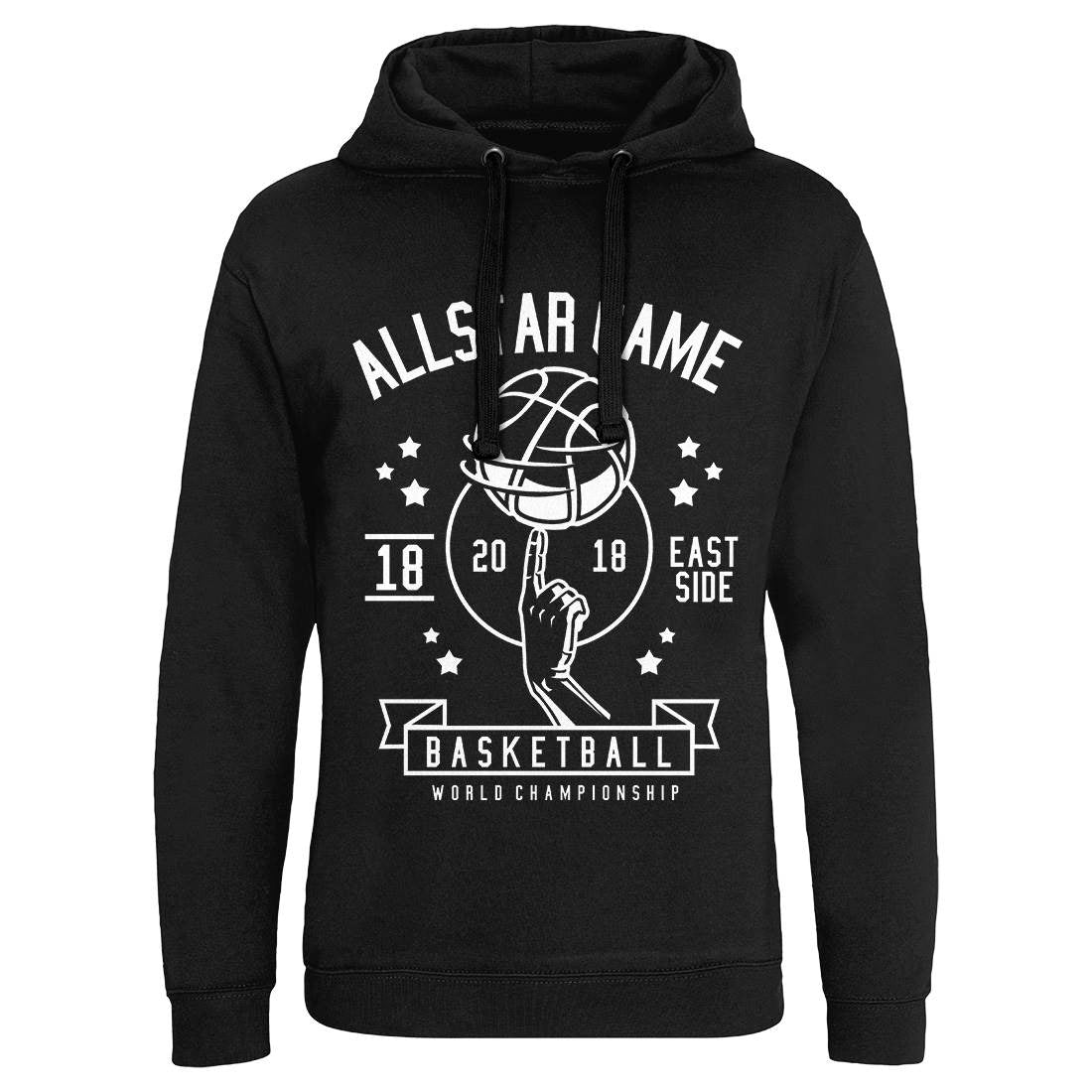 All Star Basketball Mens Hoodie Without Pocket Sport B479
