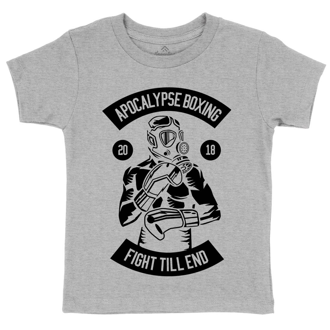 Apocalypse Boxing Kids Crew Neck T-Shirt Sport B481