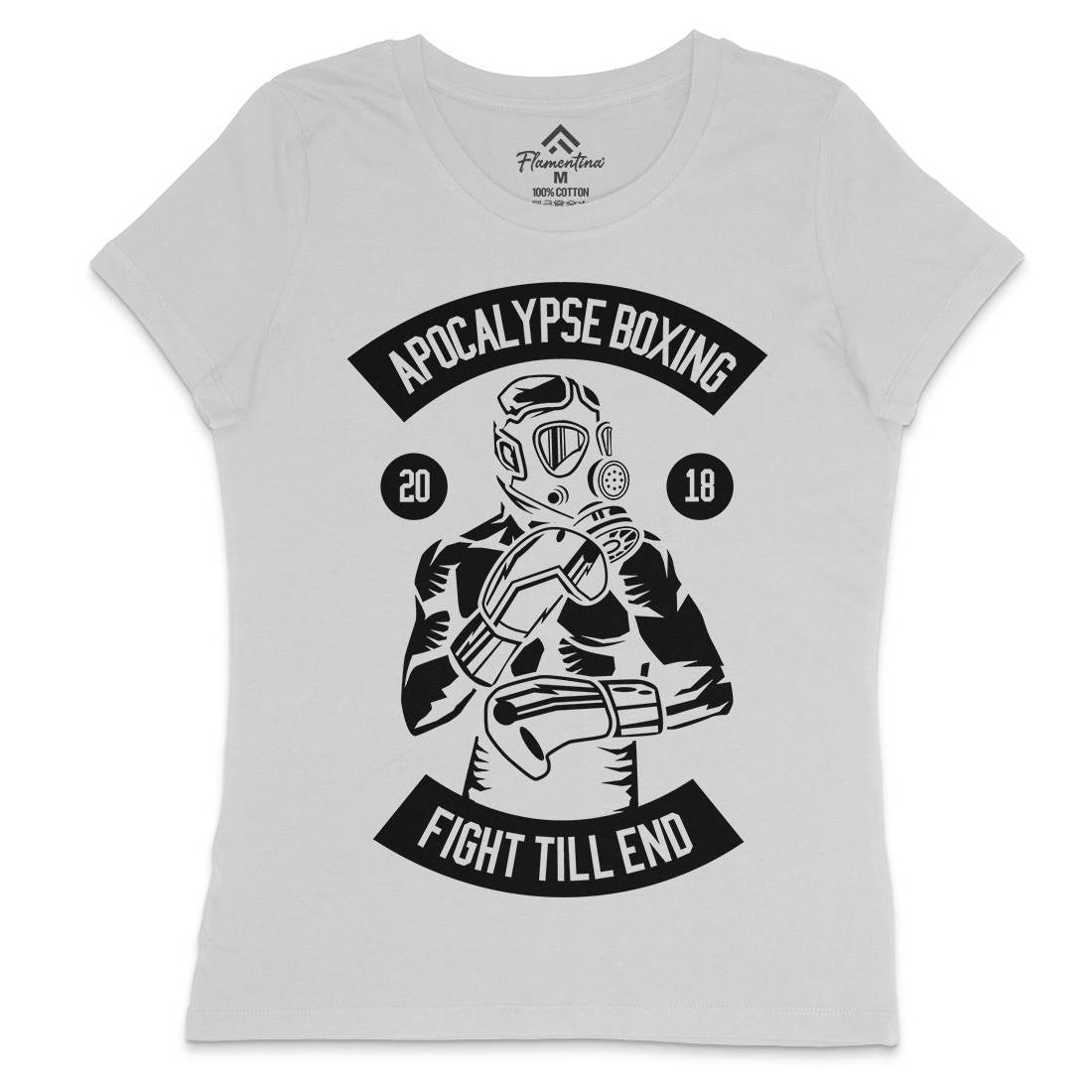 Apocalypse Boxing Womens Crew Neck T-Shirt Sport B481