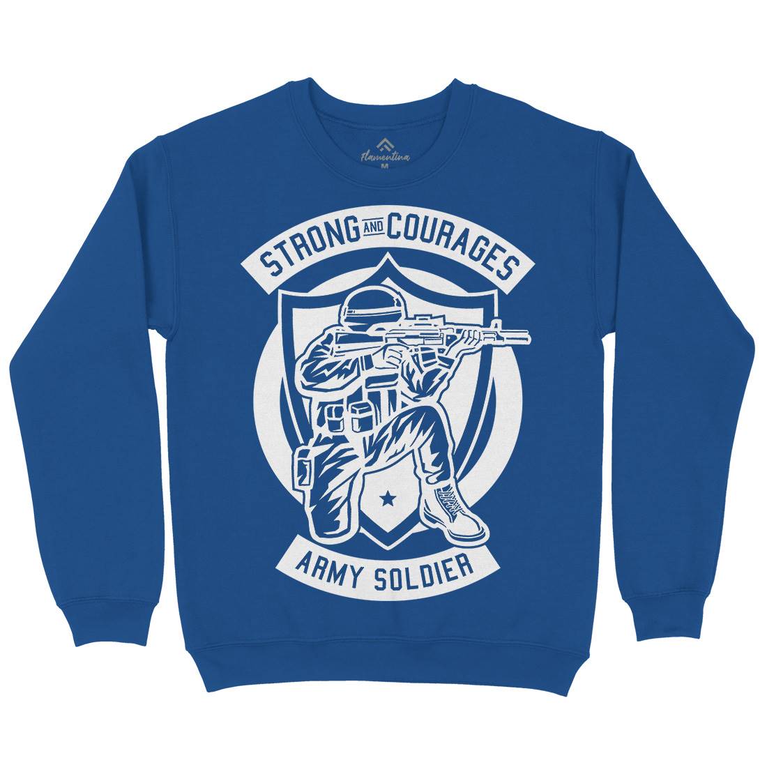 Army Soldier Mens Crew Neck Sweatshirt Army B483