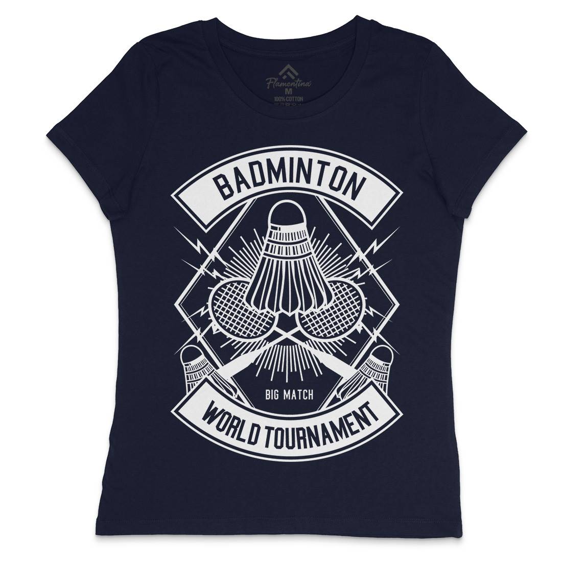 Badminton Womens Crew Neck T-Shirt Sport B485