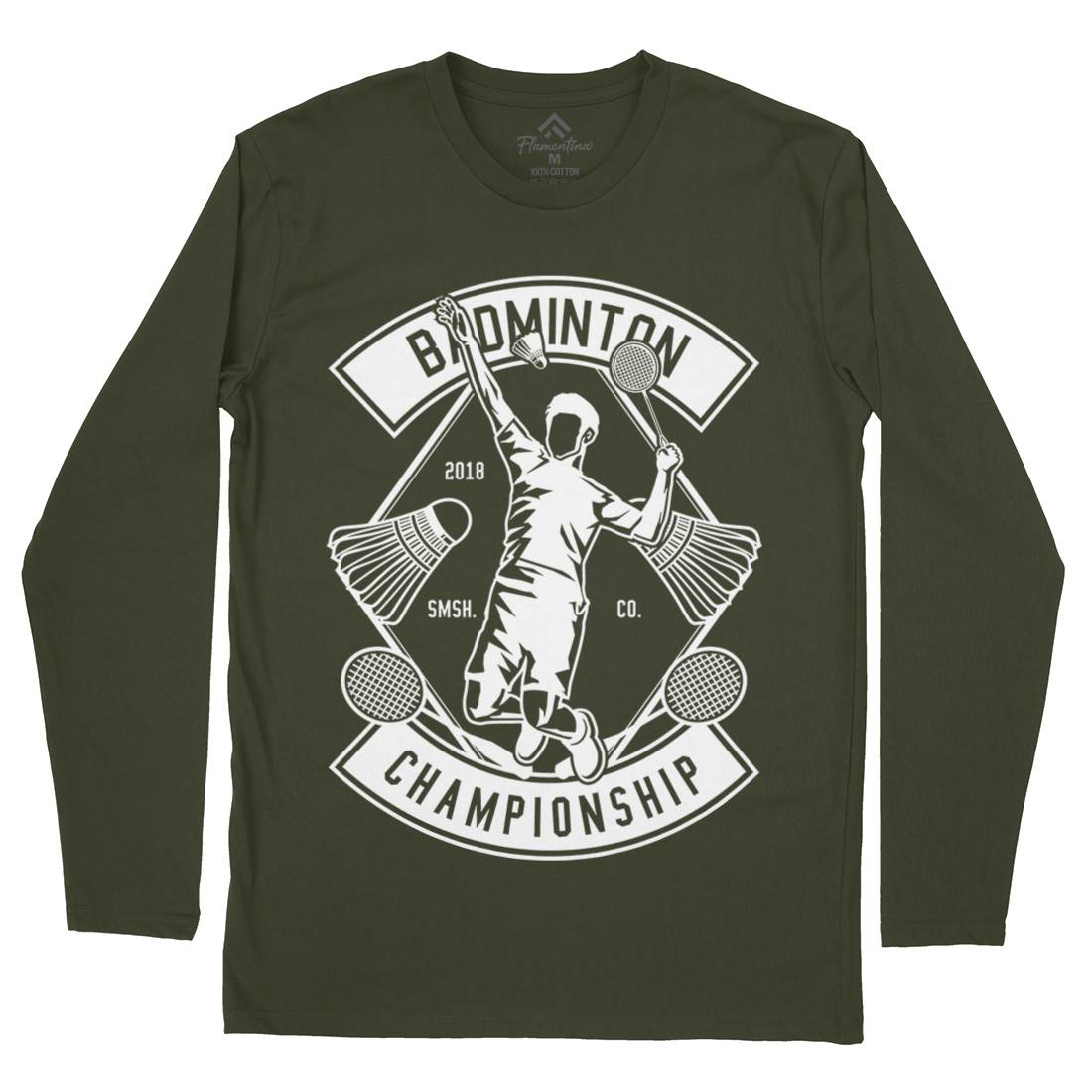 Badminton Championship Mens Long Sleeve T-Shirt Sport B486