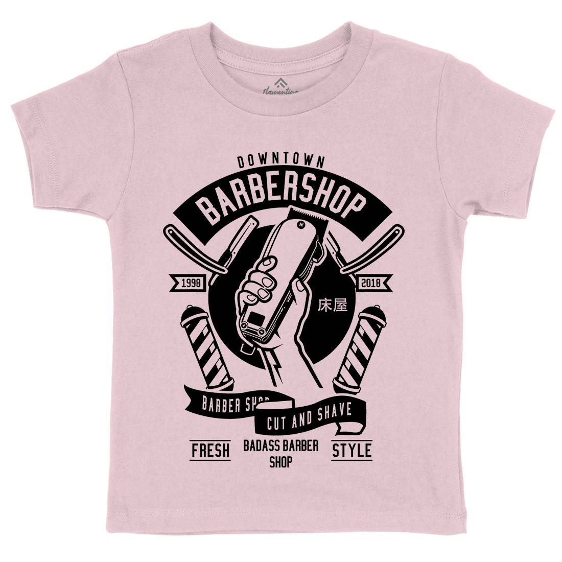 Revolution Kids Crew Neck T-Shirt Barber B487