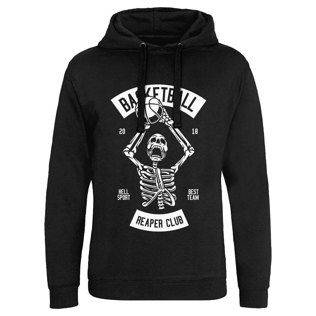 Basketball Reaper Club Mens Hoodie Without Pocket Sport B491