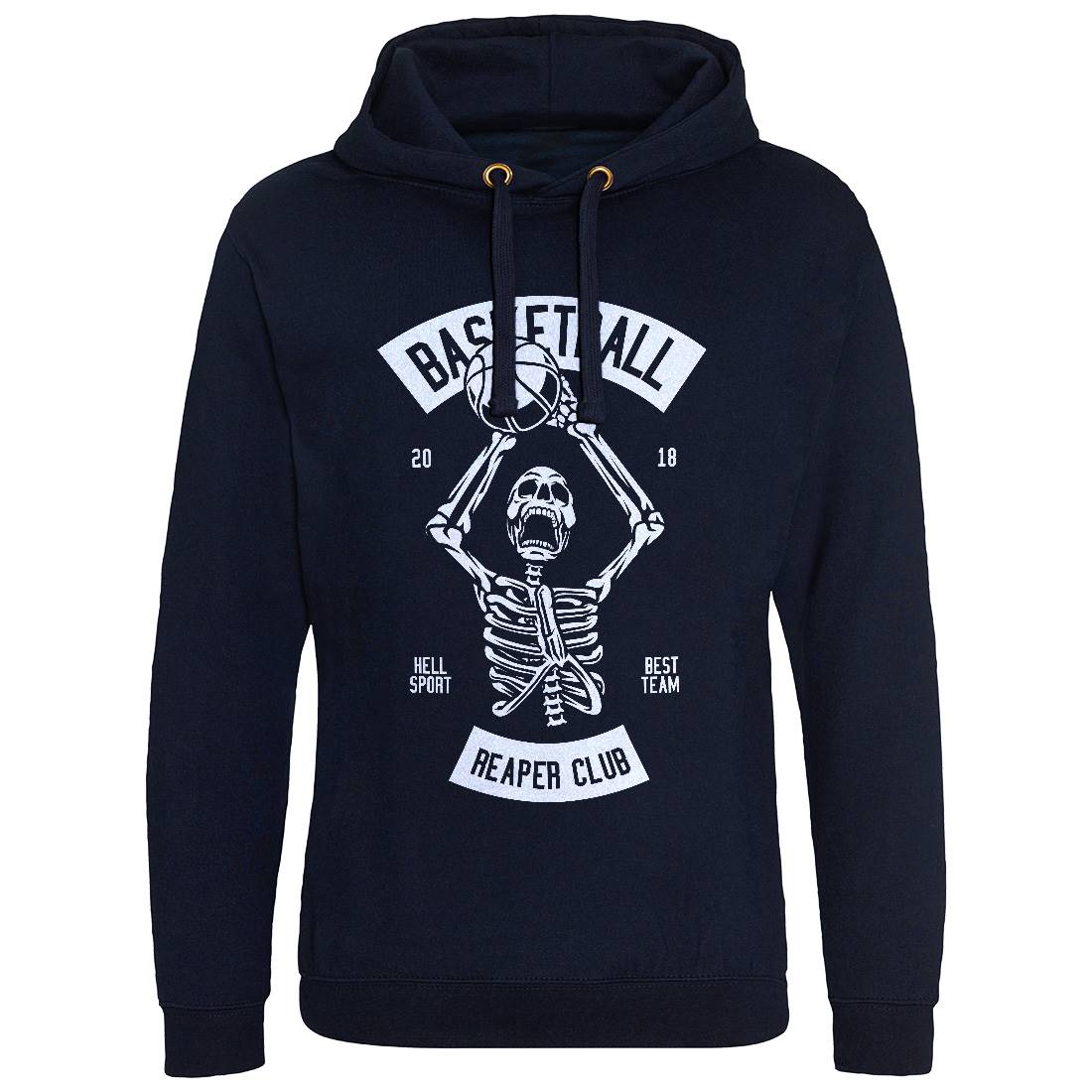 Basketball Reaper Club Mens Hoodie Without Pocket Sport B491
