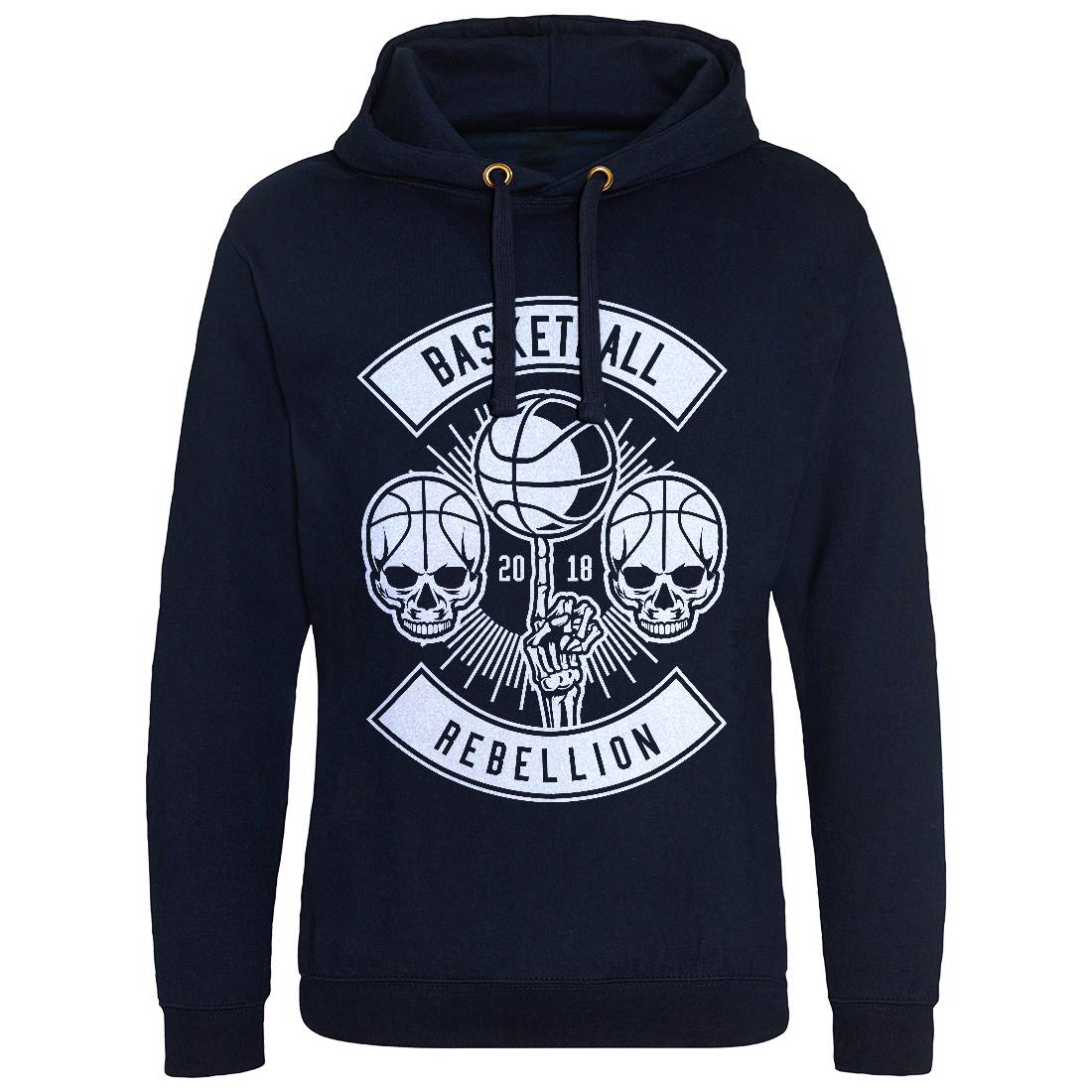 Basketball Rebellion Mens Hoodie Without Pocket Sport B492