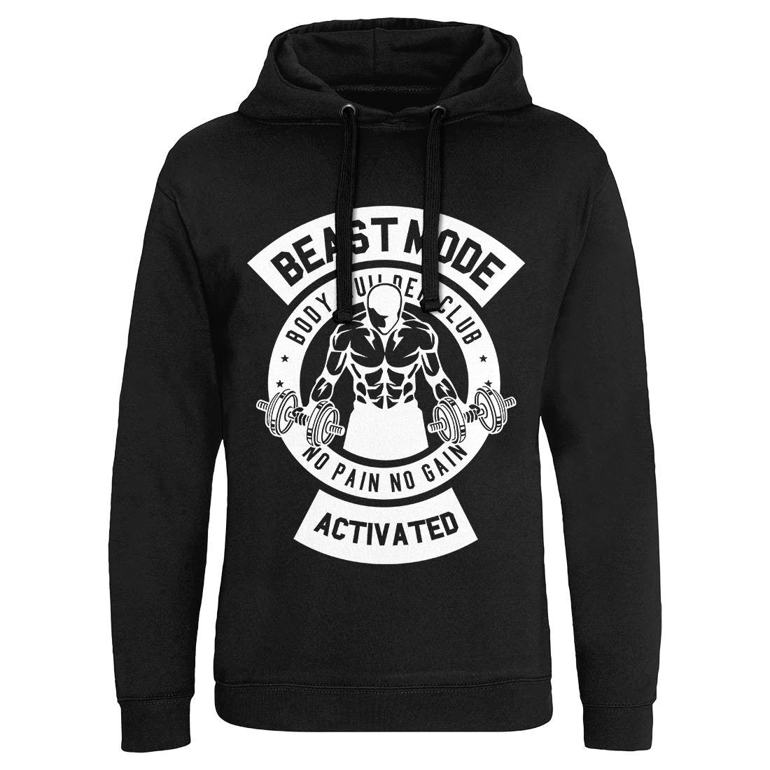 Beast Mode Activated Mens Hoodie Without Pocket Gym B493