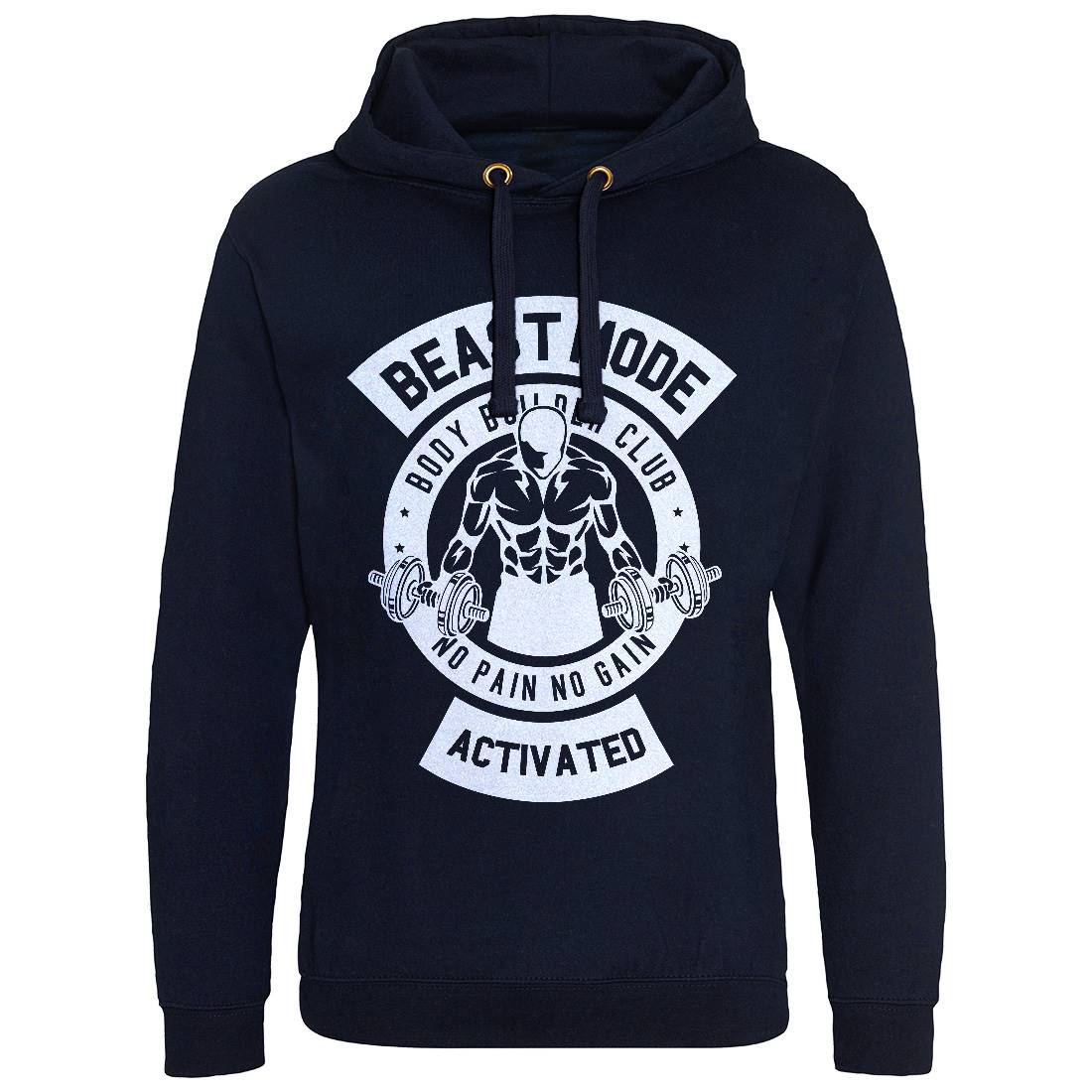 Beast Mode Activated Mens Hoodie Without Pocket Gym B493