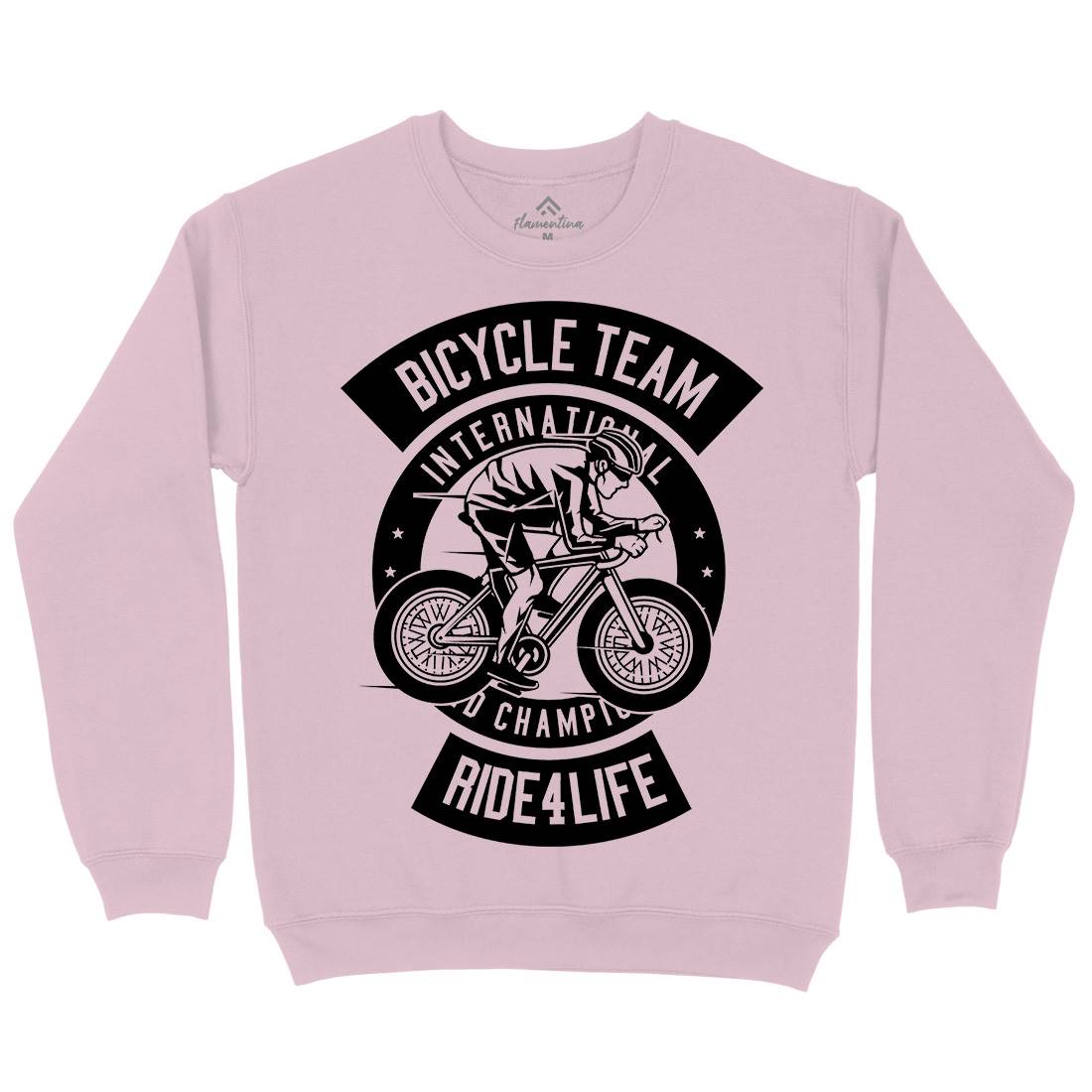 Bicycle Team Kids Crew Neck Sweatshirt Bikes B495
