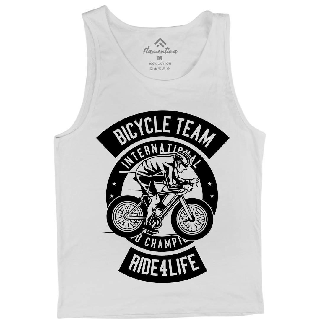 Bicycle Team Mens Tank Top Vest Bikes B495