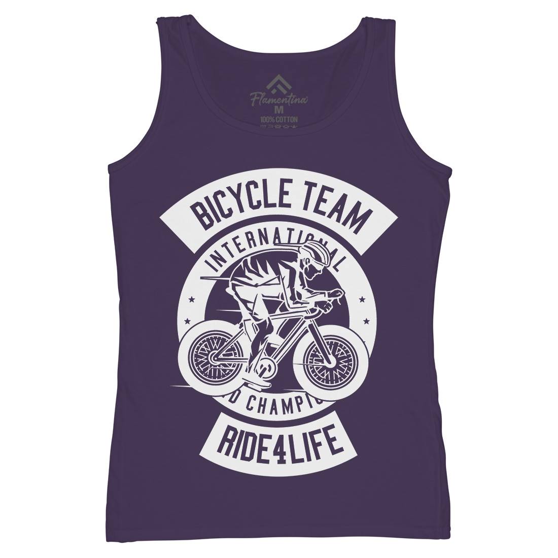 Bicycle Team Womens Organic Tank Top Vest Bikes B495