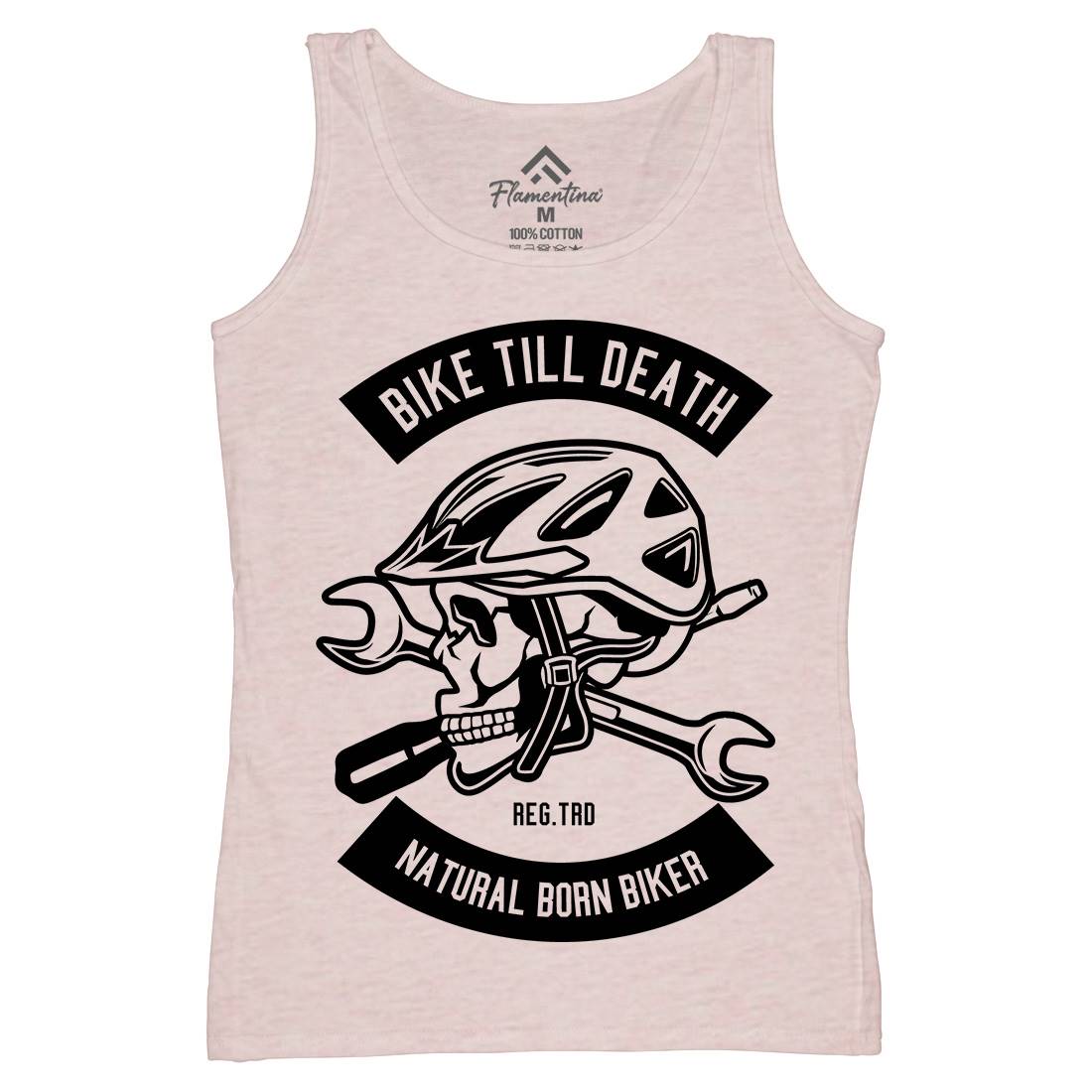 Bike Till Death Womens Organic Tank Top Vest Bikes B496