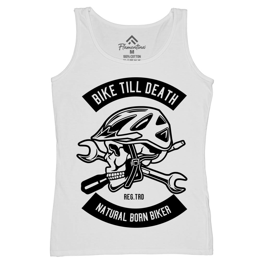 Bike Till Death Womens Organic Tank Top Vest Bikes B496