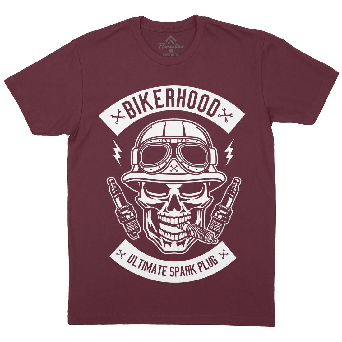 Bikerhood Mens Crew Neck T-Shirt Bikes B497