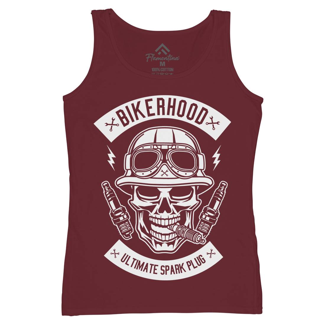 Bikerhood Womens Organic Tank Top Vest Bikes B497