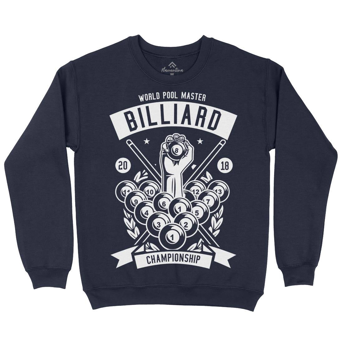 Billiard Championship Kids Crew Neck Sweatshirt Sport B499