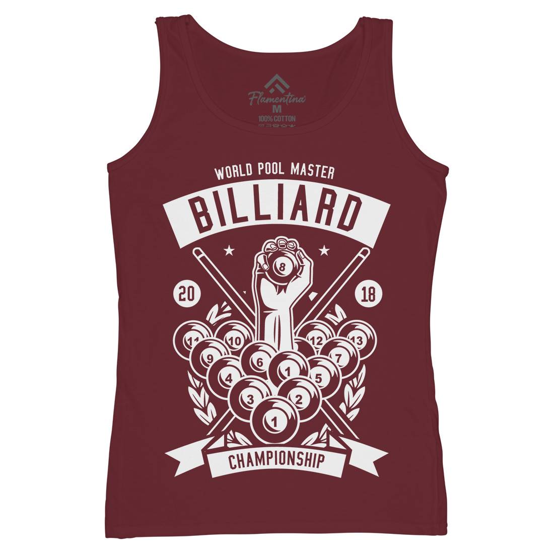 Billiard Championship Womens Organic Tank Top Vest Sport B499