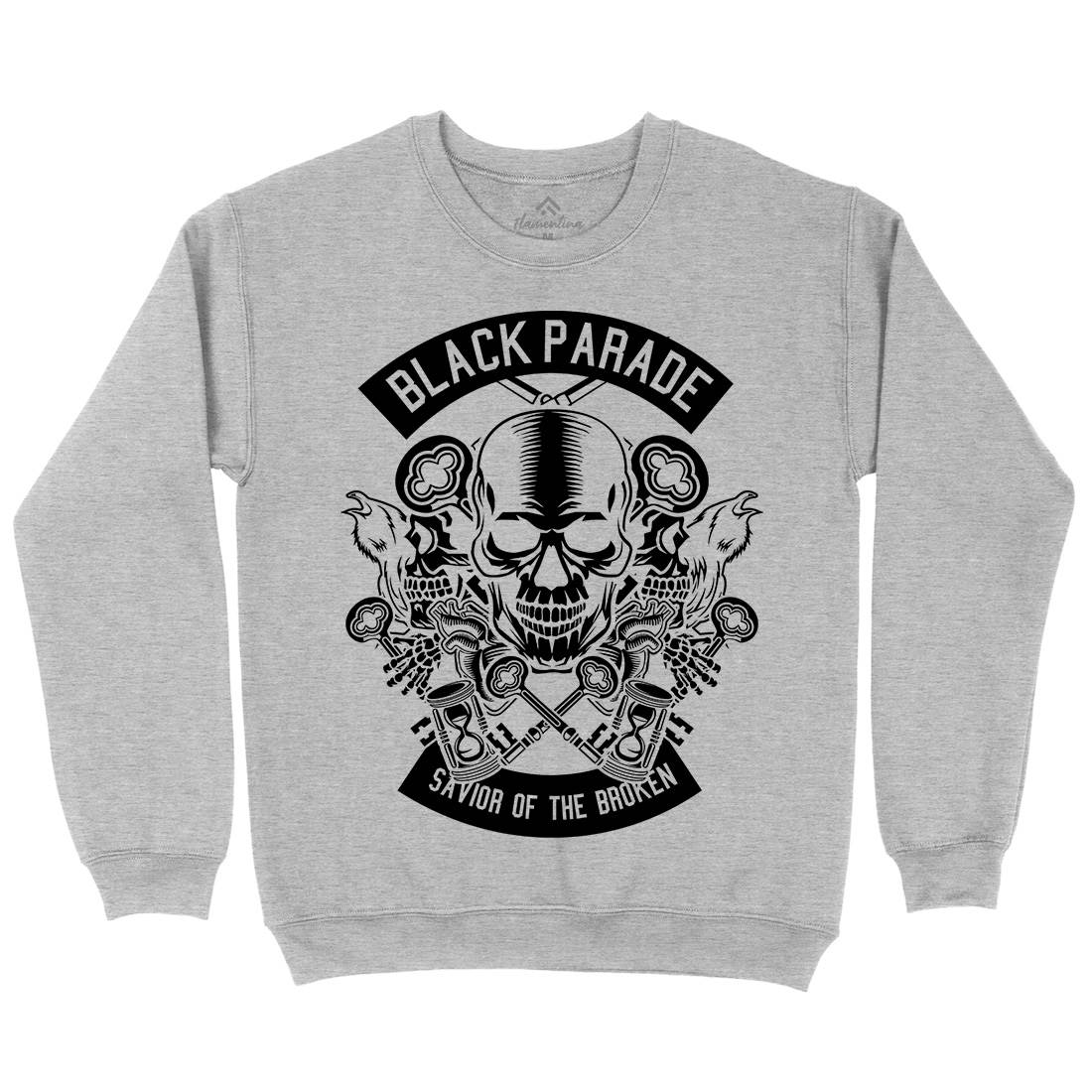 Black Parade Kids Crew Neck Sweatshirt Horror B501