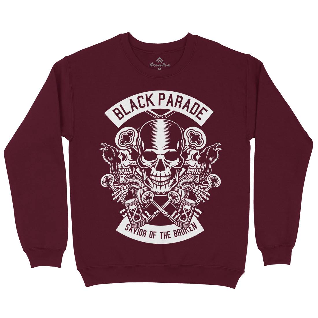 Black Parade Mens Crew Neck Sweatshirt Horror B501