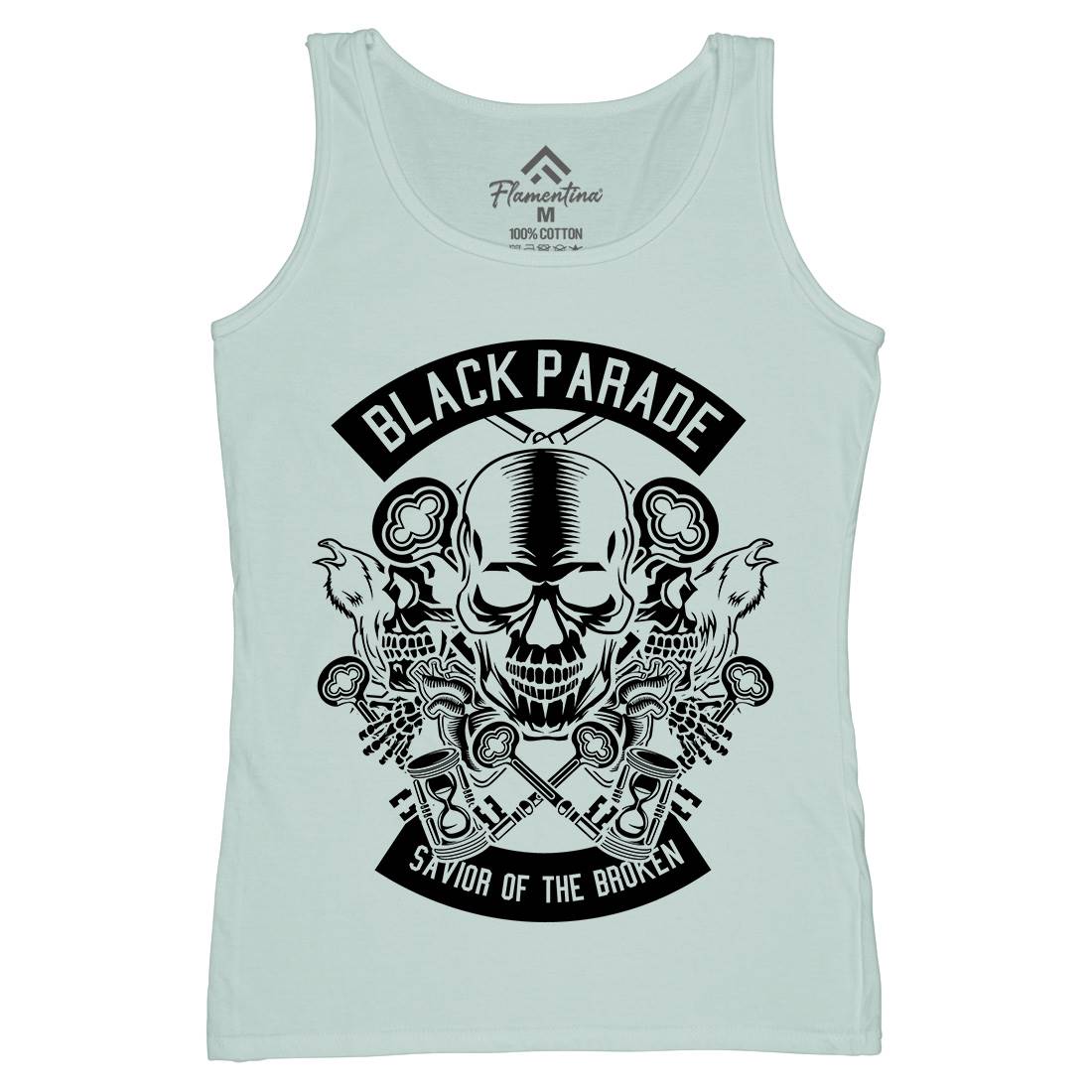 Black Parade Womens Organic Tank Top Vest Horror B501