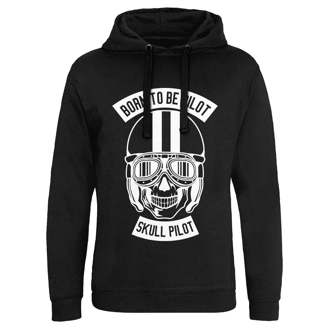 Born To Be Pilot Mens Hoodie Without Pocket Vehicles B502