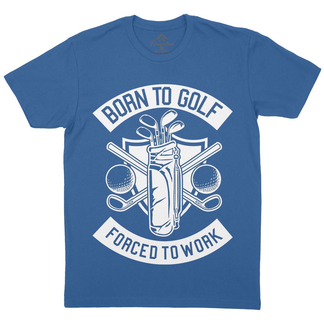 Born To Golf Mens Crew Neck T-Shirt Sport B504