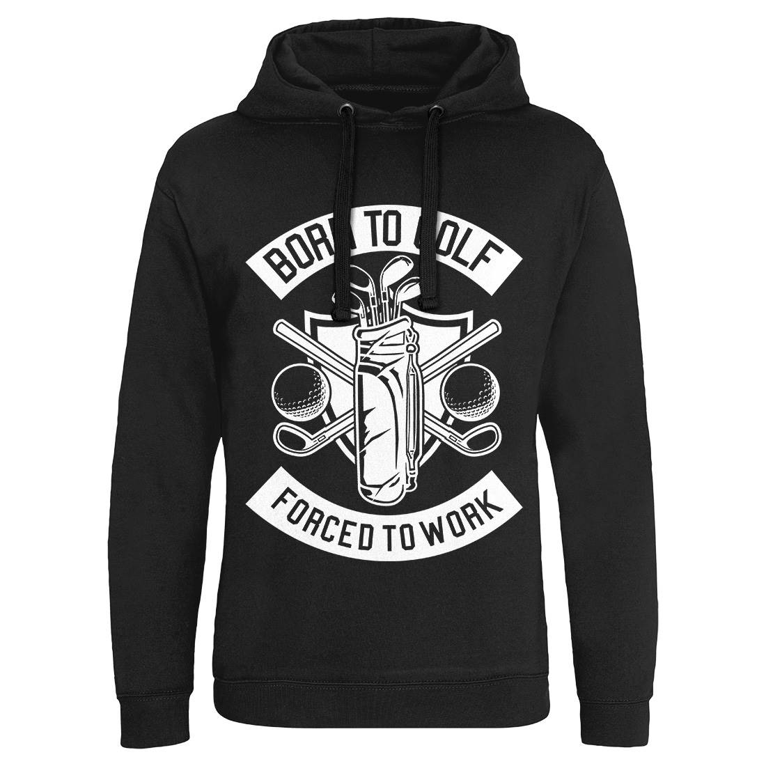Born To Golf Mens Hoodie Without Pocket Sport B504