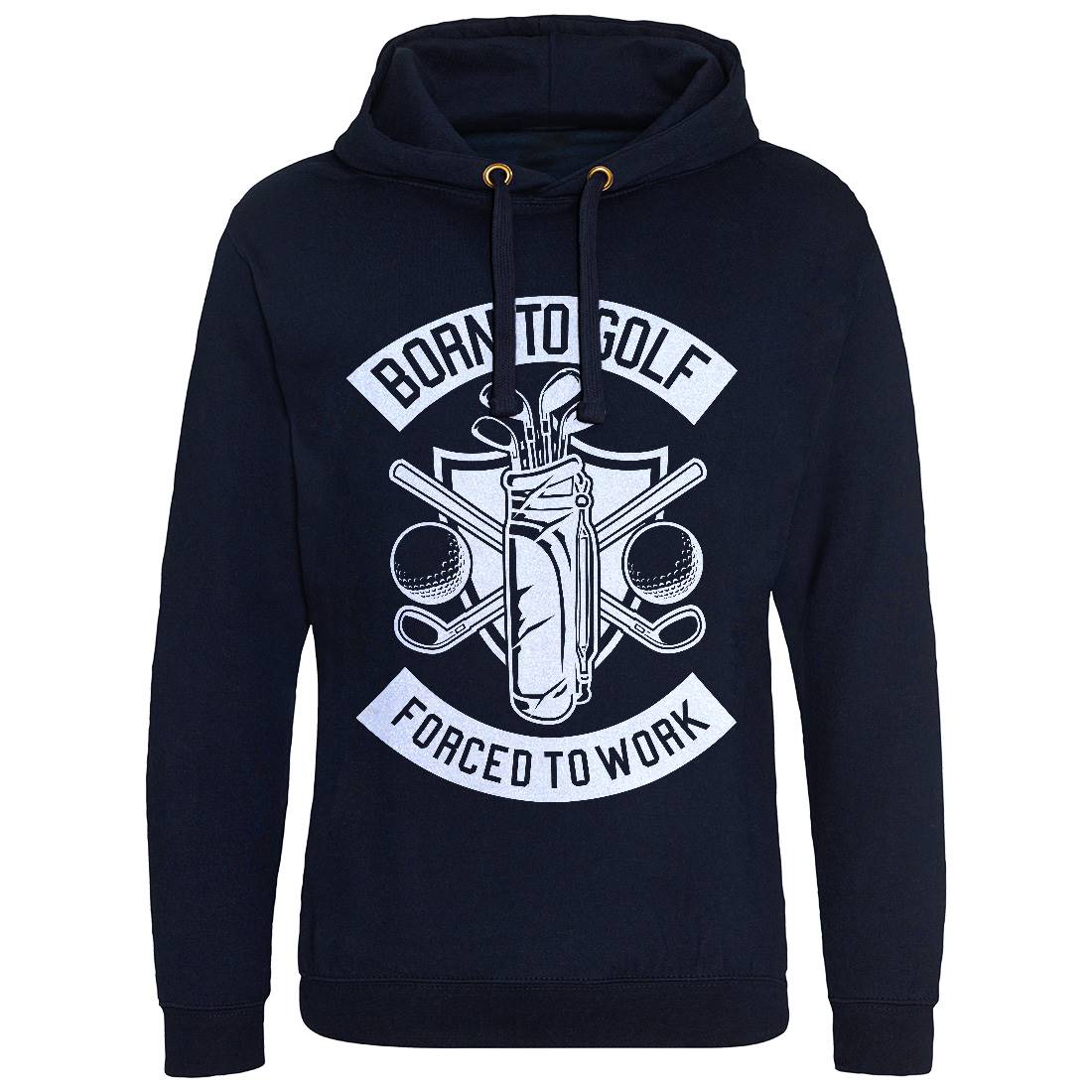 Born To Golf Mens Hoodie Without Pocket Sport B504