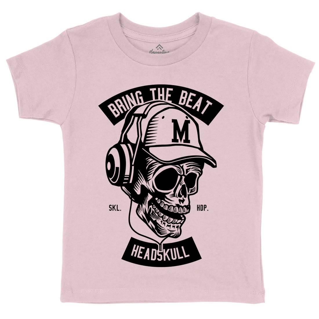 Bring The Beat Kids Organic Crew Neck T-Shirt Music B506