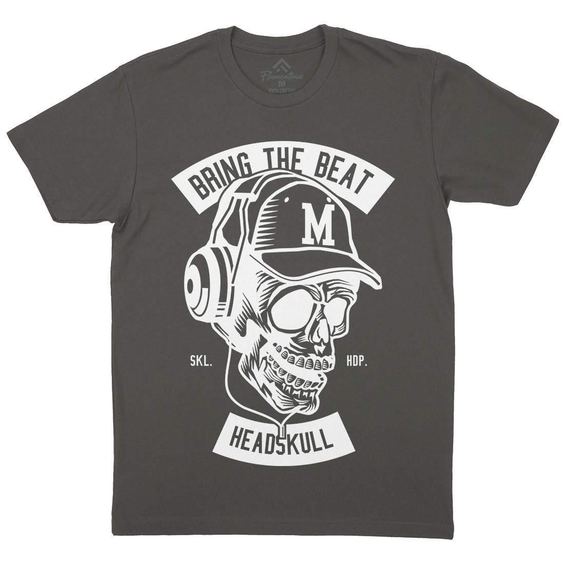Bring The Beat Mens Crew Neck T-Shirt Music B506