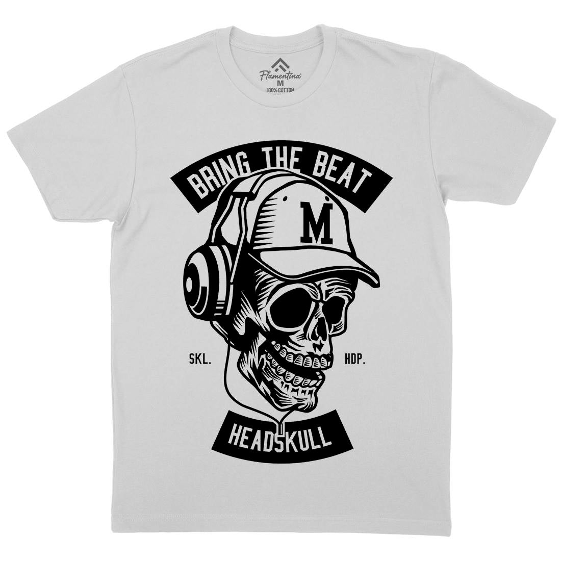 Bring The Beat Mens Crew Neck T-Shirt Music B506