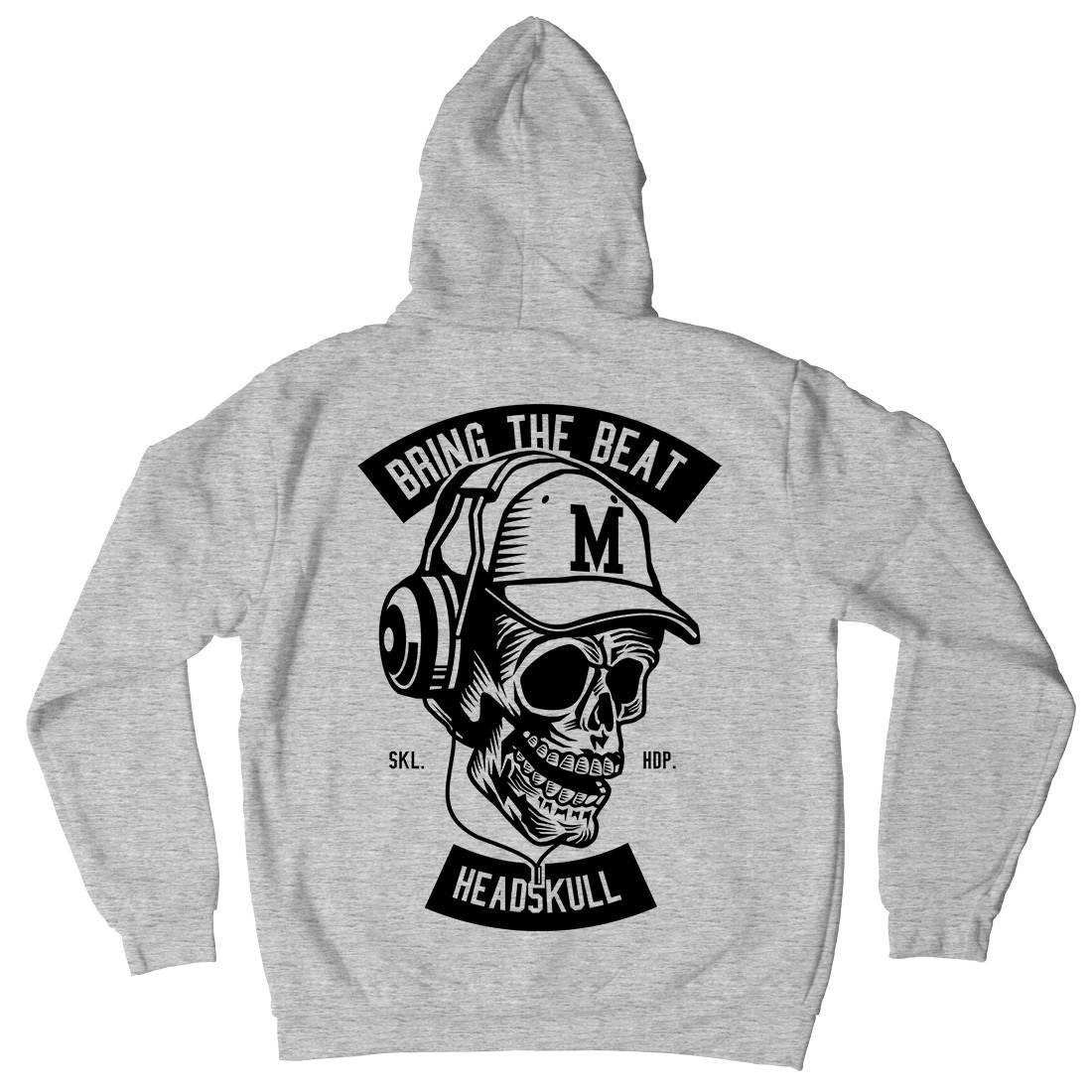 Bring The Beat Mens Hoodie With Pocket Music B506