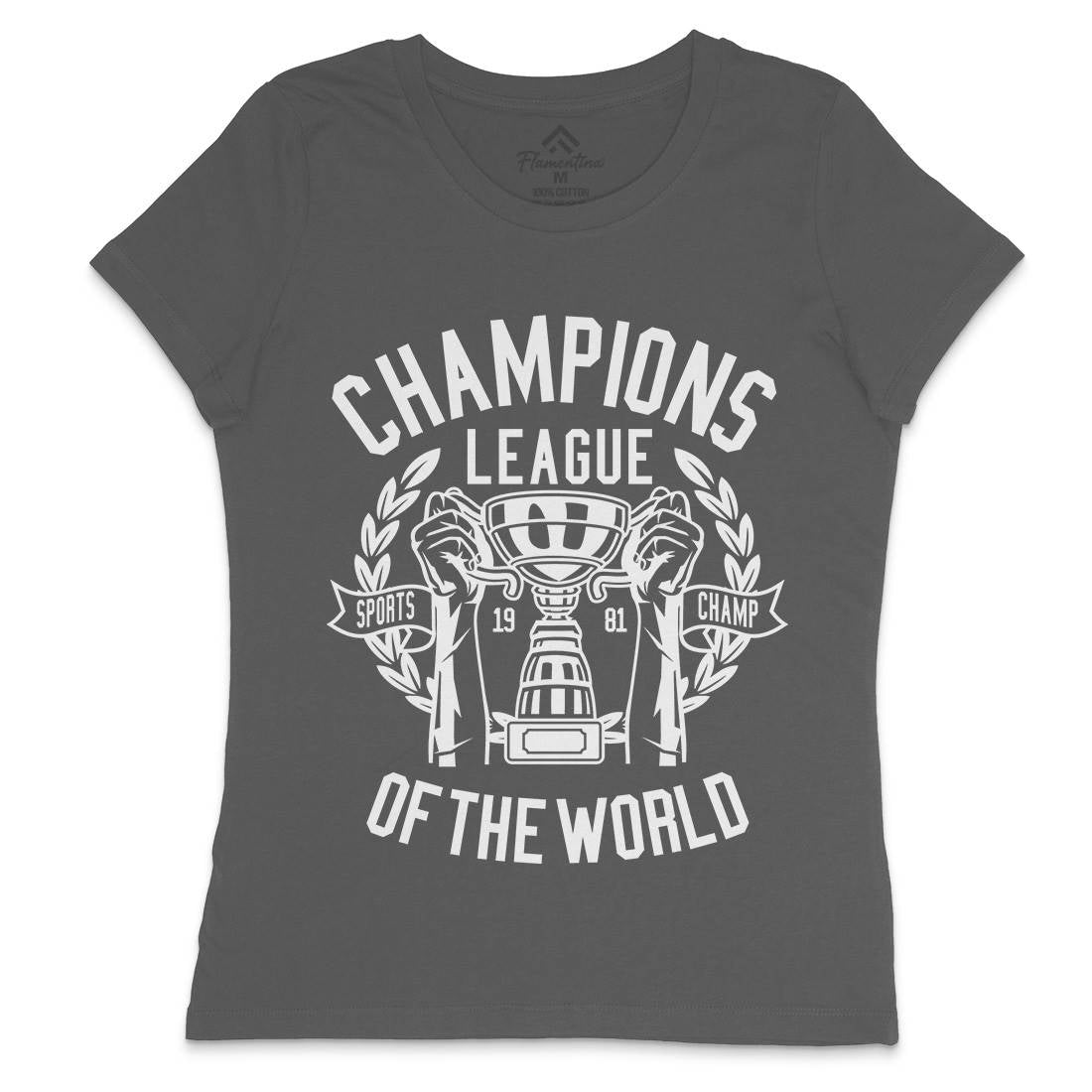 Champions League Womens Crew Neck T-Shirt Sport B512