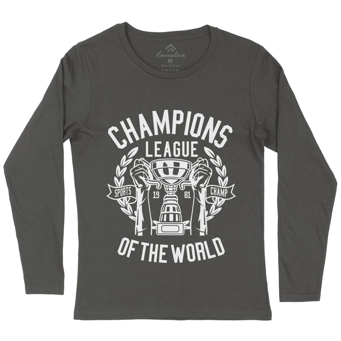 Champions League Womens Long Sleeve T-Shirt Sport B512