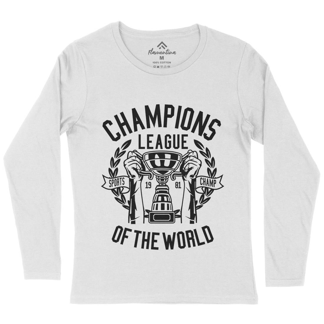Champions League Womens Long Sleeve T-Shirt Sport B512