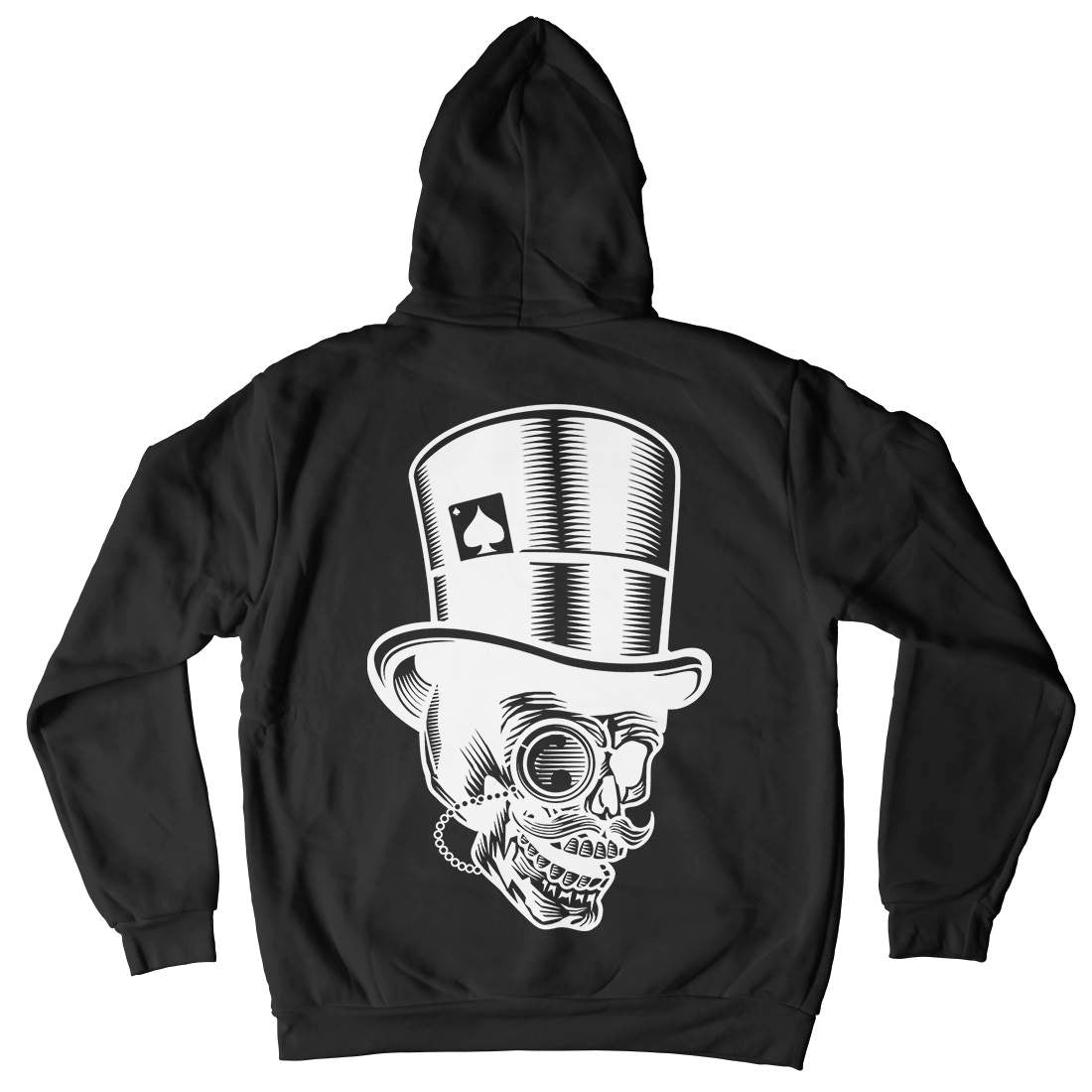 Classic Gentleman Skull Kids Crew Neck Hoodie Horror B513