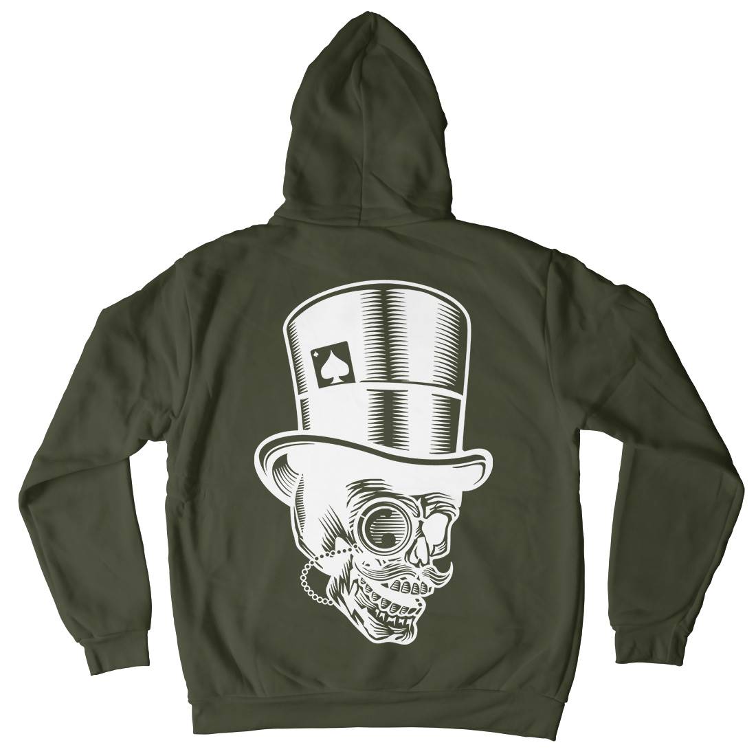 Classic Gentleman Skull Kids Crew Neck Hoodie Horror B513