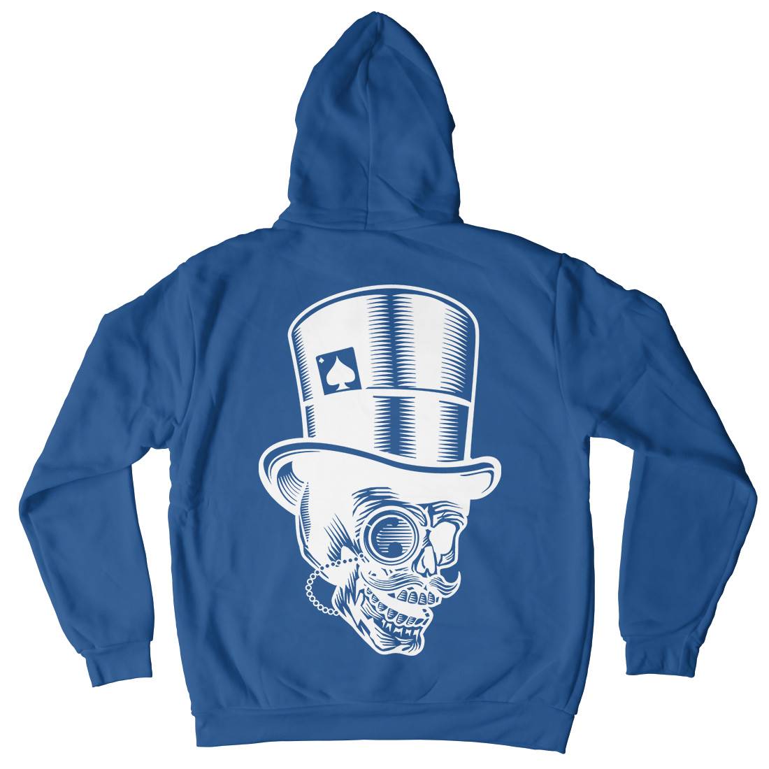 Classic Gentleman Skull Mens Hoodie With Pocket Horror B513