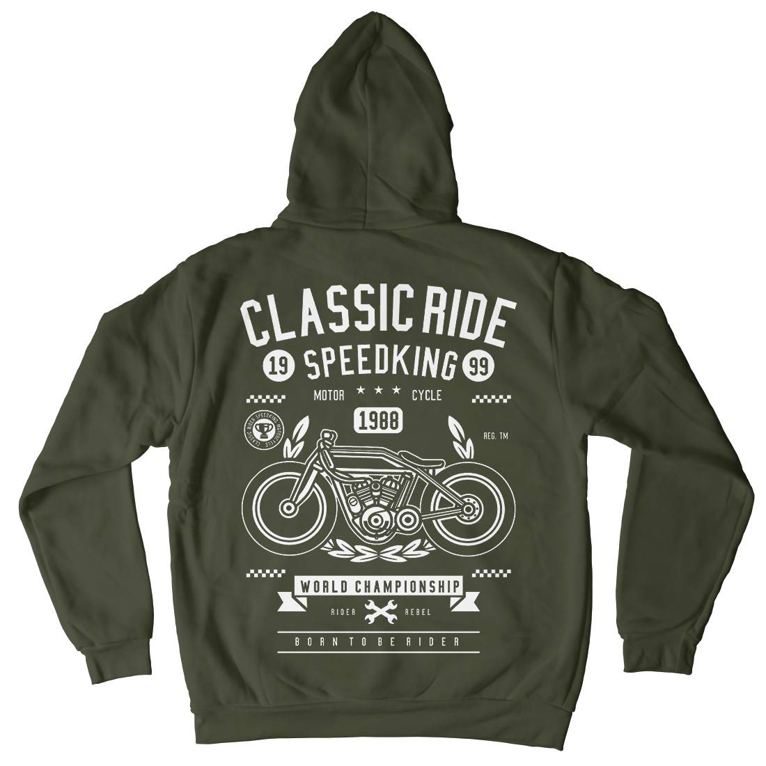 Classic Ride Kids Crew Neck Hoodie Motorcycles B514