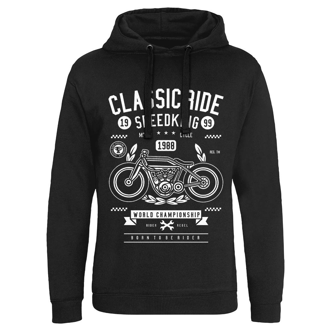 Classic Ride Mens Hoodie Without Pocket Motorcycles B514