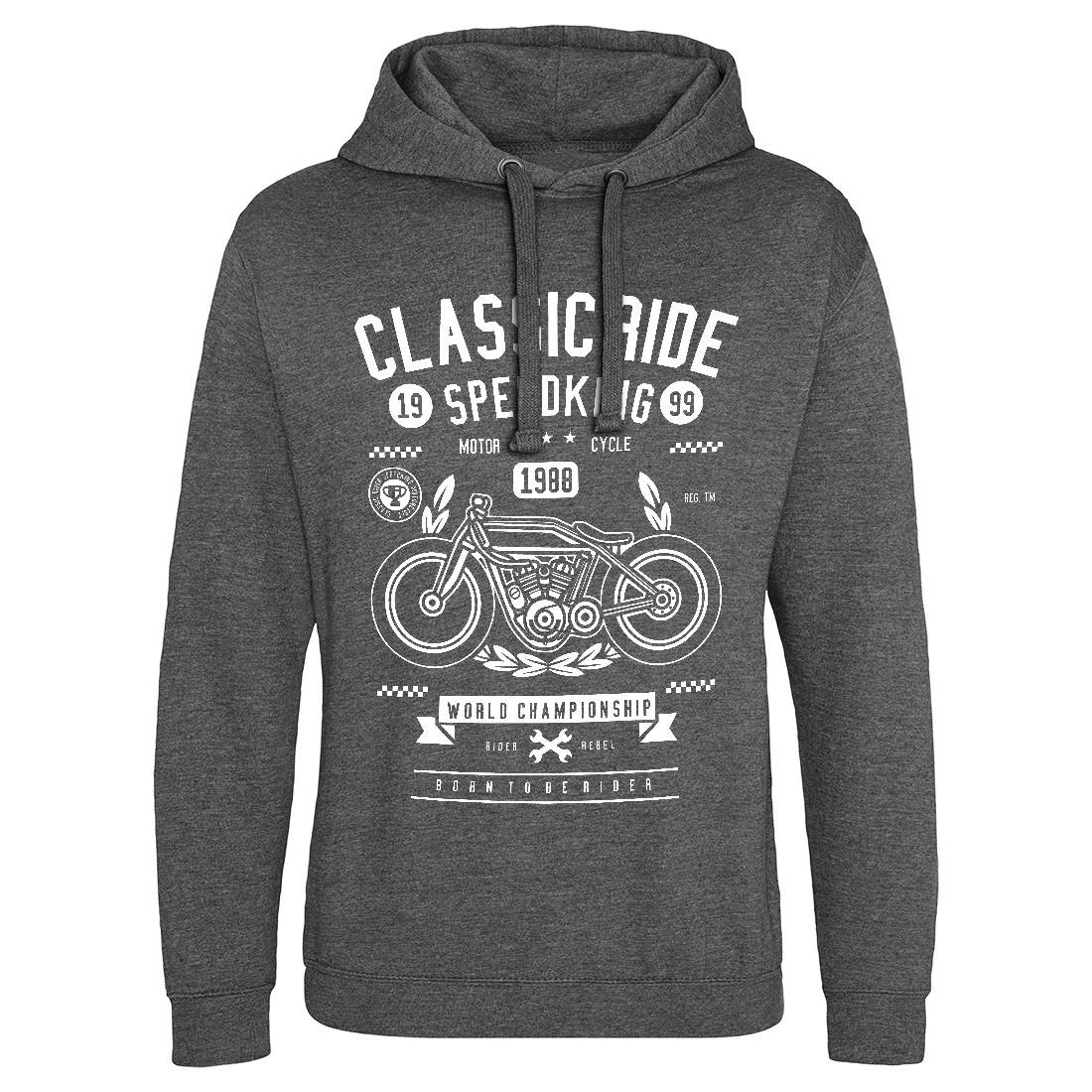 Classic Ride Mens Hoodie Without Pocket Motorcycles B514