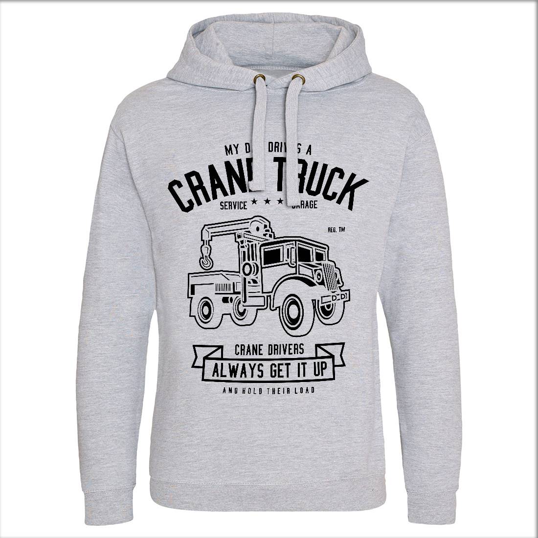 Crane Truck Mens Hoodie Without Pocket Vehicles B520