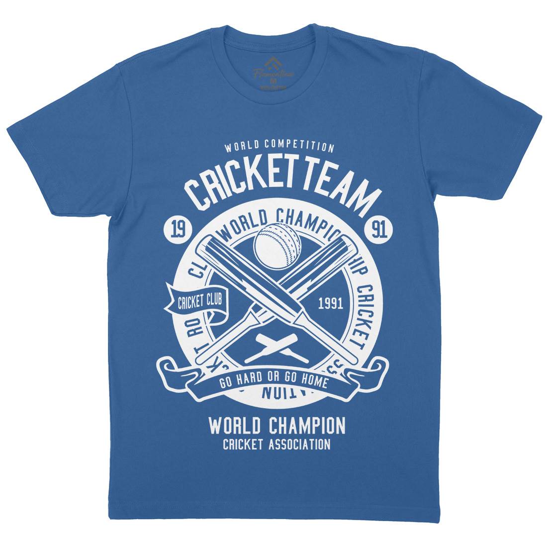 Cricket Team Mens Crew Neck T-Shirt Sport B521