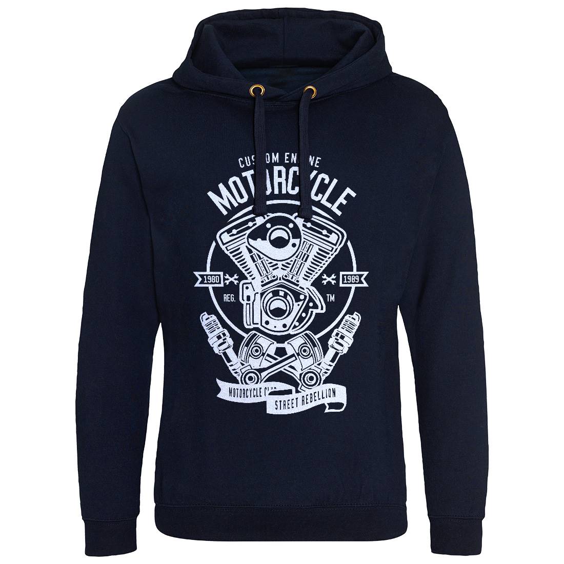 Custom Engine Mens Hoodie Without Pocket Motorcycles B522
