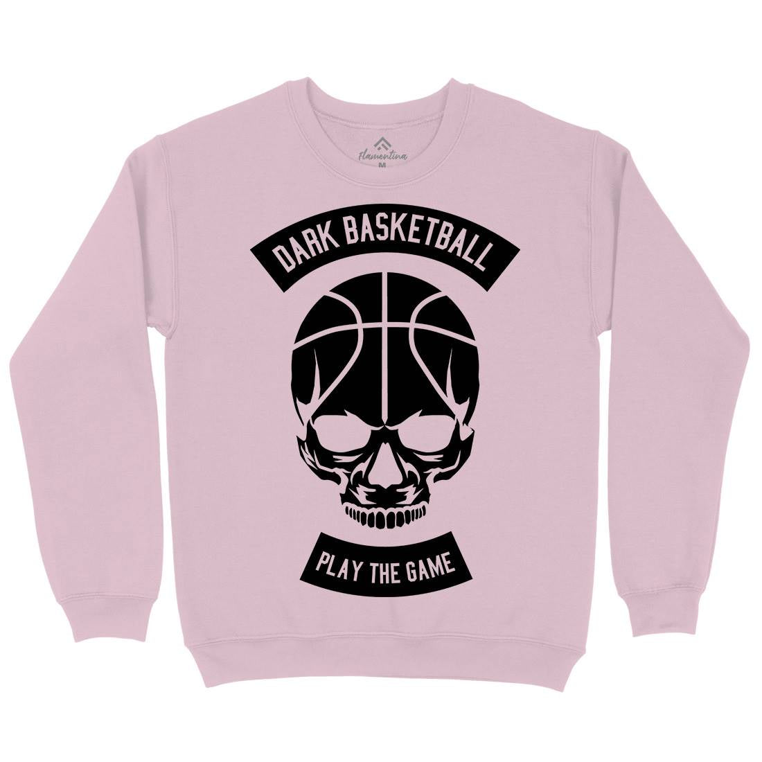 Dark Basketball Kids Crew Neck Sweatshirt Sport B525